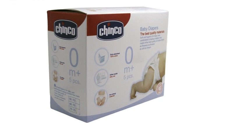 کهنه بچه تیک مک مدل CHINCO سایز متوسط بسته 5 عددی